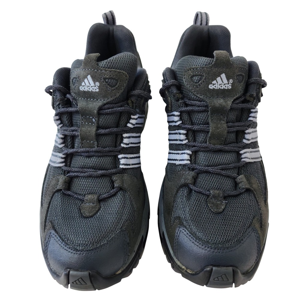 Adidas Adiprene Trail Running Shoes Mens 7 Grey Navy Blue 662678 Vintage 2007